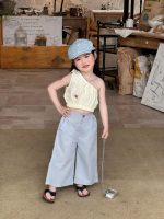 【90-140】トップスorパンツorセットアップ 女の子 ワンショルダー ファッション - 画像 (9)
