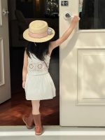 【90-140】ワンピース 女の子 透かし キャミソール - 画像 (10)