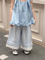 【90-140】トップスorスカートorパンツ 女の子 ブルー フリル - 画像 (12)