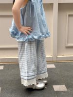 【90-140】トップスorスカートorパンツ 女の子 ブルー フリル - 画像 (14)