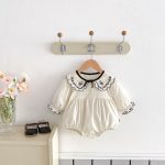 【66-90】ロンパース ベビー レトロ 刺繡 可愛い - 画像 (5)