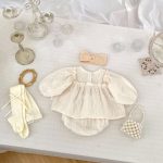 【66-100】セットアップ ベビー 刺繍 おしゃれ - 画像 (2)