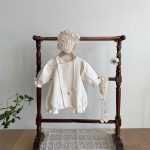 【66-90】カバーオール ベビー 韓国風 無地 - 画像 (5)