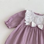 【66-90】カバーオール ベビー レース 刺繍 - 画像 (7)