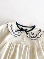 【66-90】ロンパース ベビー レトロ 刺繡 可愛い - 画像 (7)