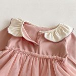 【66-90】ロンパースorカバーオール ベビー 前ボタン チュール - 画像 (12)