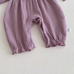 【66-90】カバーオール ベビー レース 刺繍 - 画像 (9)