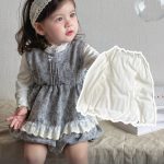 【73-100】セットアップ ベビー 小花柄 レース - 画像 (4)