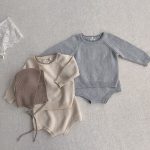 【66-90】セットアップ ベビー 韓国風 ニット - 画像 (5)