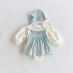 【66-100】ロンパースセット ベビー プリンセス風 スウィート - 画像 (11)