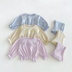 【80-130】セットアップ 女の子 ニット フリル スウィート - 画像 (4)