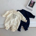 【59-100】カバーオール ベビー ロゴ プリント - 画像 (7)