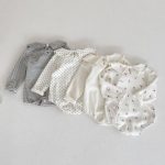 【66-90】長袖ロンパース ベビー コットン かわいい - 画像 (3)