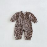 【66-90】オールインワン ベビー ヒョウ柄 かわいい - 画像 (3)