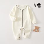 【66-90】ロンパース ベビー ナチュラル シンプル - 画像 (7)