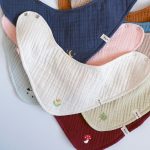 【GOODS】よだれかけ 刺繍 キュート シンプル - 画像 (3)