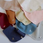 【GOODS】よだれかけ 刺繍 キュート シンプル - 画像 (4)