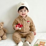 【66-90】カバーオール ベビー 折り襟 お出かけに - 画像 (9)