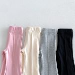 【80-130】パンツ 女の子 無地 ベルボトム おしゃれ - 画像 (8)