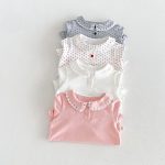 【80-130】トップス 女の子 折り襟 フリル スウィート - 画像 (3)