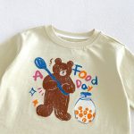 【80-130】長袖Tシャツ キッズ服 カートゥーン プリント - 画像 (16)