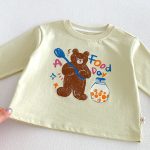 【80-130】長袖Tシャツ キッズ服 カートゥーン プリント - 画像 (17)