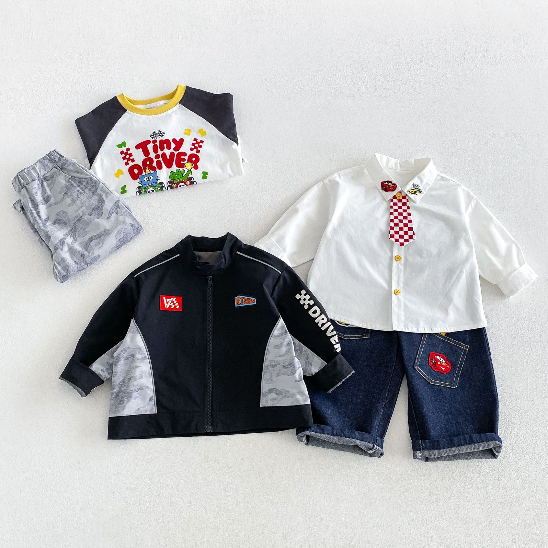 10633536-4.jpg 【80-130】トップスorボトムス 男の子 カートゥーン カッコイイ - 画像 (1)
