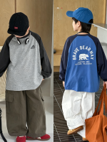 【90-160】長袖Ｔシャツ 男の子 ラグラン 着せやすい ファッション - 画像 (2)