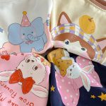 【80-130】長袖Tシャツ 女の子 カートゥーン レイヤード - 画像 (17)