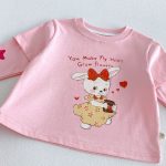 【80-130】長袖Tシャツ 女の子 カートゥーン レイヤード - 画像 (14)