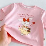 【80-130】長袖Tシャツ 女の子 カートゥーン レイヤード - 画像 (15)