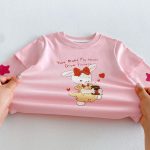 【80-130】長袖Tシャツ 女の子 カートゥーン レイヤード - 画像 (16)