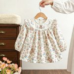 【66-110】ロンパースorワンピース ベビー 花柄 かわいい - 画像 (6)