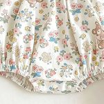 【66-110】ロンパースorワンピース ベビー 花柄 かわいい - 画像 (8)