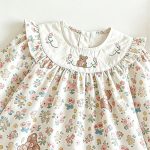 【66-110】ロンパースorワンピース ベビー 花柄 かわいい - 画像 (9)