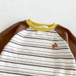 【80-130】長袖Tシャツ 男の子 ラグラン ボーダー柄 - 画像 (13)