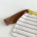 【80-130】長袖Tシャツ 男の子 ラグラン ボーダー柄 - 画像 (15)