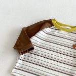 【80-130】長袖Tシャツ 男の子 ラグラン ボーダー柄 - 画像 (16)