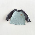 【80-130】長袖Tシャツ 男の子 ラグラン ボーダー柄 - 画像 (9)