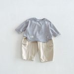 【80-130】トップスorパンツ 男の子 無地 カジュアル - 画像 (9)