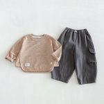 【80-130】トップスorパンツ 男の子 無地 カジュアル - 画像 (11)