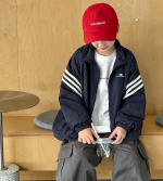 【90-160】アウター 男の子 刺繍 ファスナー スポーツ - 画像 (2)