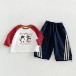 【80-130】トップスorパンツ ベビー カートゥーン お出かけに - 画像 (6)