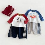 【80-130】トップスorパンツ ベビー カートゥーン お出かけに