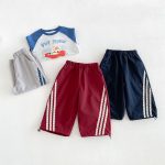 【80-130】トップスorパンツ ベビー カートゥーン お出かけに - 画像 (4)