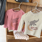 【80-130】長袖Tシャツ 女の子 カートゥーン 着せやすい - 画像 (6)