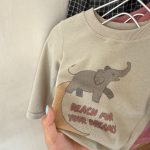 【80-130】長袖Tシャツ 女の子 カートゥーン 着せやすい - 画像 (11)