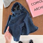 【80-130】アウター 女の子 デニム 刺繍 レトロ - 画像 (13)