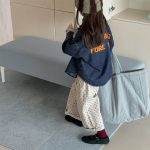 【80-130】アウター 女の子 デニム 刺繍 レトロ - 画像 (4)