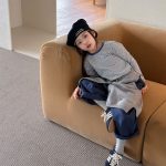 【80-130】長袖Tシャツ 女の子 ボーダー柄 合わせやすい - 画像 (6)